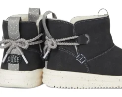 Hey Dude Kids Camden Bow Boots Cozy (Toddler) Black Hot