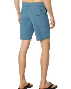 VISSLA Activewear|Shorts<Canyons Hybrid 18.5" Walkshorts Deep Water
