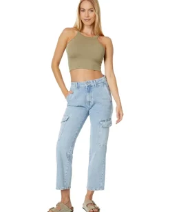 7 For All Mankind Cargo Logan in Airwave Hot