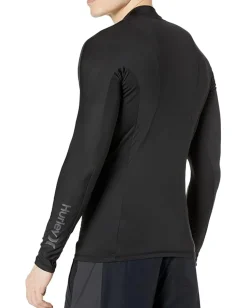 Activewear|Swimwear|Hurley Chanel Crossing Paddle Series Long Sleeve Surf Top Black
