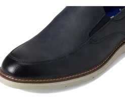 Nunn Bush Chase Moccasin Toe Slip-On Lightweight Contemporary Loafer Navy Multi Best
