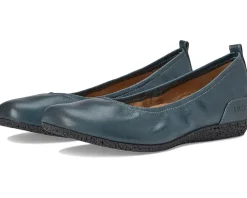 Taos Footwear Flats<Chit Chat Petrol Blue Leather