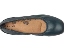 Taos Footwear Flats<Chit Chat Petrol Blue Leather