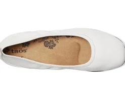 Taos Footwear Flats<Chit Chat White