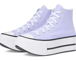 Converse Chuck Taylor All Star Lift Double Stack Violet Heat/Egret/Black