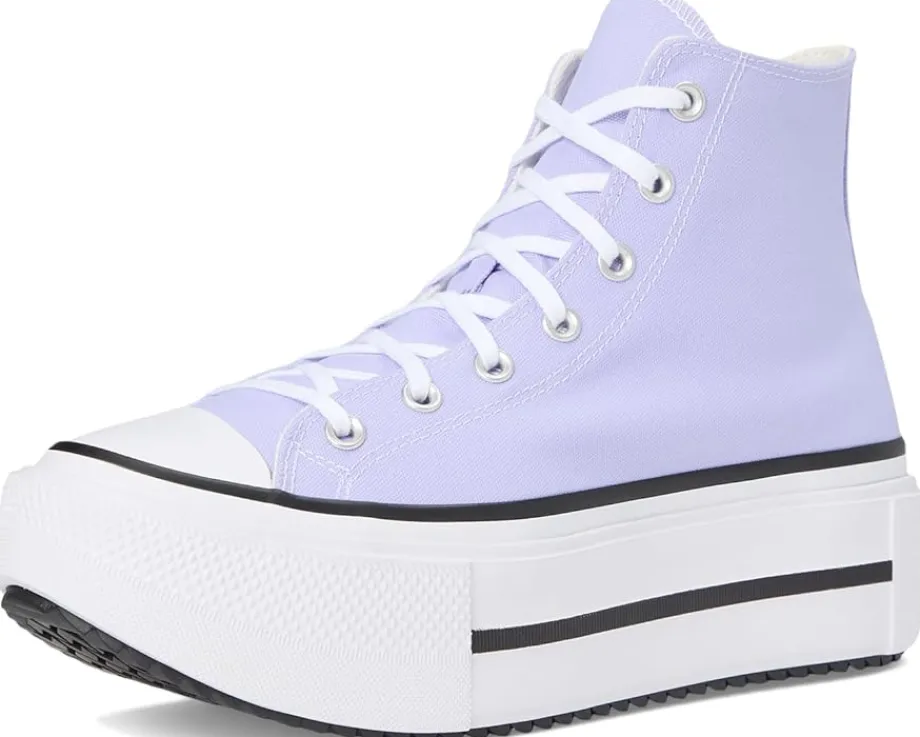Converse Chuck Taylor All Star Lift Double Stack Violet Heat/Egret/Black