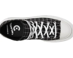Converse Chuck Taylor All Star Lift Double Stack Platform Plaid Black/White/Black Sale