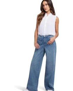 Jeans|NYDJ Cindi Relaxed Wide Leg Jeans Majorca Bay