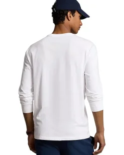 Activewear|T-Shirts|Polo Ralph Lauren Classic Fit Cotton Jersey Tee White 1