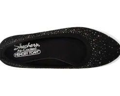 Flats|SKECHERS Cleo 2.0 - Glitzy Daze Black Sparkle