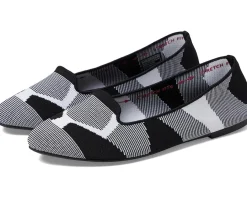 SKECHERS Flats<Cleo Sherlock Black/White