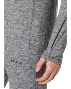 Hot Chillys Activewear<Clima-Tek Hoodie Grey Heather