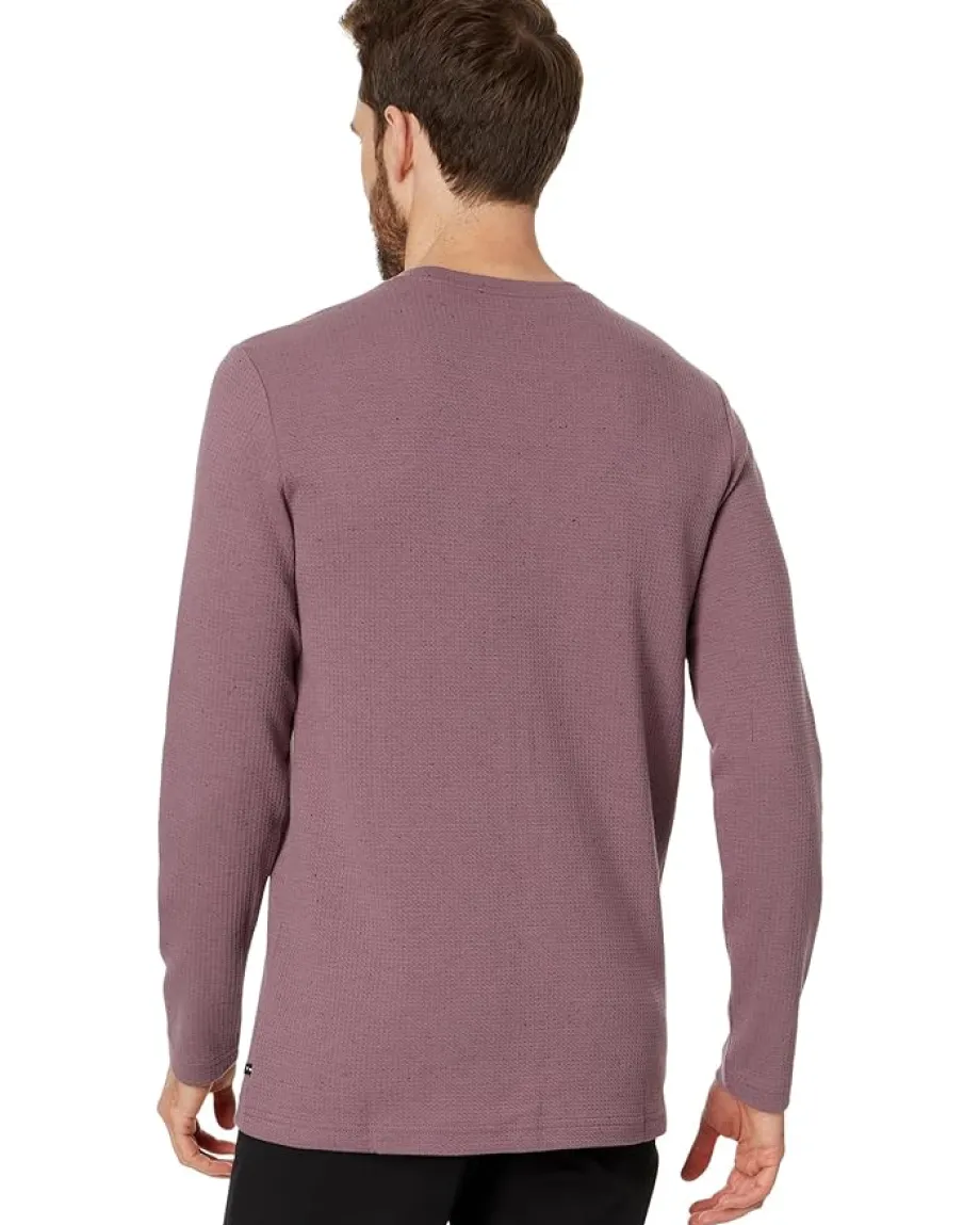 Activewear|T-Shirts|TravisMathew Cloud Waffle Crew Flint