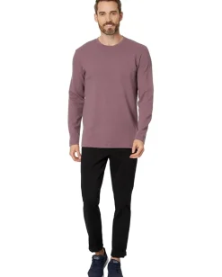 Activewear|T-Shirts|TravisMathew Cloud Waffle Crew Flint