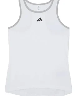 adidas Kids Club Tank Top (Little Kids/Big Kids) White 1 Sale