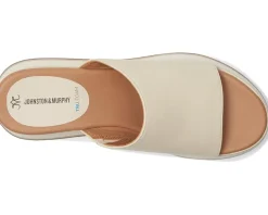 Johnston & Murphy Heels|Sandals<Colleen Slide Bone Nappa Leather