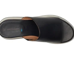 Johnston & Murphy Heels|Sandals<Colleen Slide Black Nappa Leather