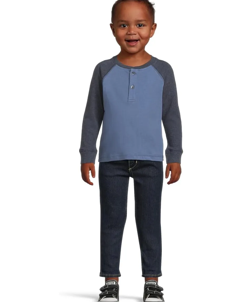 Janie and Jack Colorblock Henley (Infant) Multicolor Best