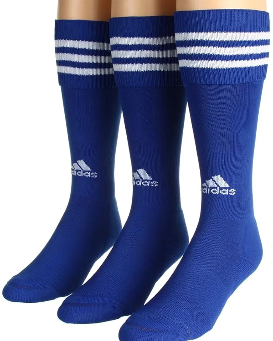 Clothing|Clothing|adidas Copa Zone Cushion 3-Pair Pack (Little Kid/Big Kid/Adult) Cobalt/White