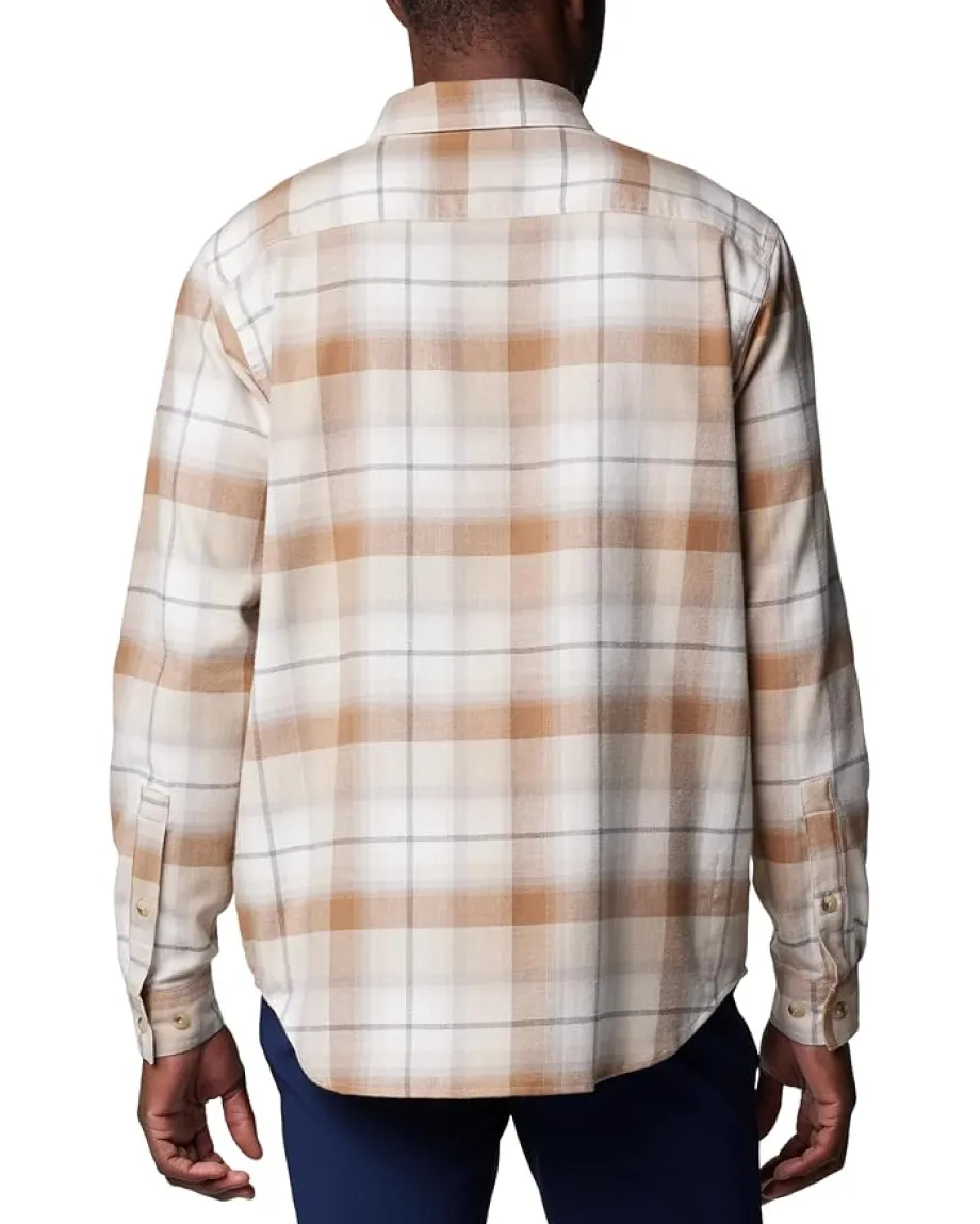 Activewear|Columbia Cornell Woods™ Flannel Long Sleeve Shirt Dark Stone Classic Multi Tartan