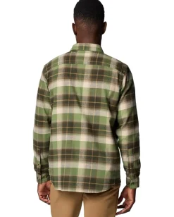 Activewear|Columbia Cornell Woods™ Flannel Long Sleeve Shirt Stone Green Classic Multi Tartan