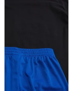 adidas Kids Clothing<Cotton Tee & Logo Shorts Set (Toddler/Little Kid) Black Adi