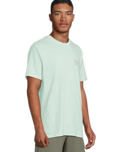 Activewear|T-Shirts|Billabong Crayon Wave Premium Short Sleeve Sea Glass