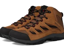 Boots|Columbia Crestwood Mid Waterproof Camel Brown/Mountain Red