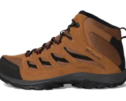 Boots|Columbia Crestwood Mid Waterproof Camel Brown/Mountain Red