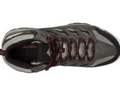 Boots|Columbia Crestwood Mid Waterproof Dark Grey/Mountain Red