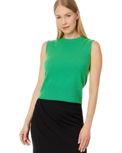 Vince Sweaters<Crew Neck Shell Dark Parakeet