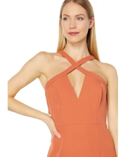 BCBGMAXAZRIA Dresses|Dresses<Cross Neck Evening Gown Aragon