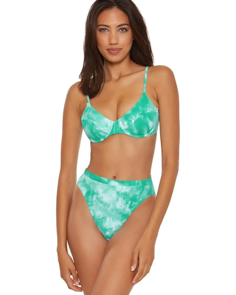 BECCA Crystal Danielle Rib French Cut High-Waist Jasper Hot