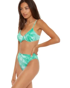 BECCA Crystal Danielle Rib French Cut High-Waist Jasper Hot