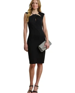 Lauren Ralph Lauren Dresses|Dresses<Cutout Jersey Cocktail Dress Black