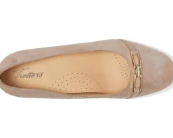 Heels|Heels|Trotters Dakota Taupe Suede