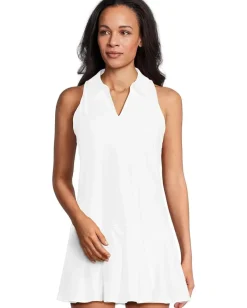 Activewear|Dresses|Lilly Pulitzer Dania Pleated Dress Upf 50 Resort White