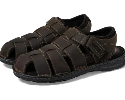 Rockport Darwyn Fishermen Brown II Leather Discount