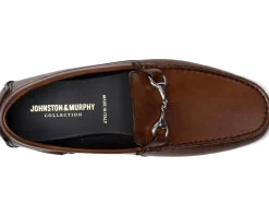 Johnston & Murphy Collection Dayton Bit Brown Hot