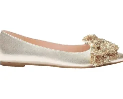 Jack Rogers Debra Ballet - Leather/Sequins Platinum Best
