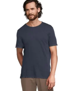 Activewear|T-Shirts|John Varvatos Devine Crew K6871S25 Navy