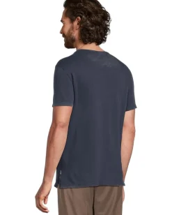 Activewear|T-Shirts|John Varvatos Devine Crew K6871S25 Navy