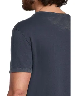 Activewear|T-Shirts|John Varvatos Devine Crew K6871S25 Navy