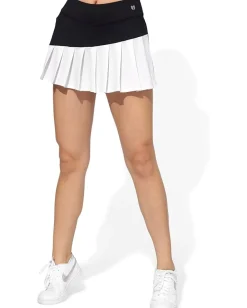 Activewear|Eleven by Venus Williams Diagonal Flutter Skirt White