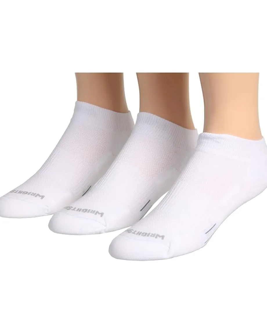 Wrightsock DL FUEL Lo 3-Pair White/White Sale