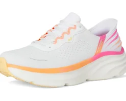 SKECHERS D'Lux Vapor Hands Free Slip-INS White Multi New