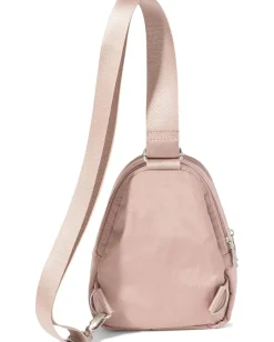 Baggallini Double Zip Mini Sling Blush Shimmer Sale