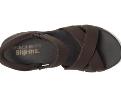 Sandals|Sandals|SKECHERS Easy Going - Somewhere Sunny Chocolate