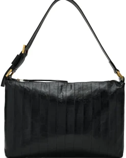 AllSaints Handbags|Shoulder Bags<Edbury Panel Shoulder Black