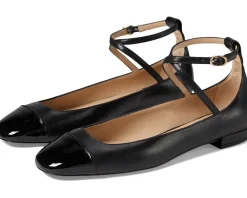 Stuart Weitzman Flats<Eden Strap Flat Black